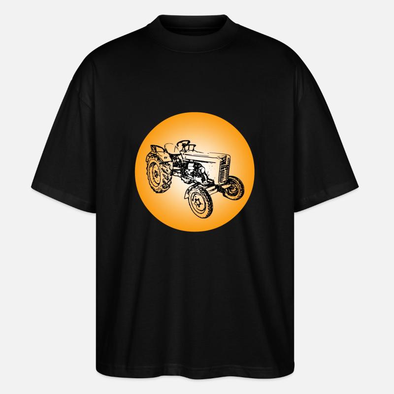 Tractor - Stanley/Stella Oversized Unisex Organic T-shirt Blaster 2.0 - black
