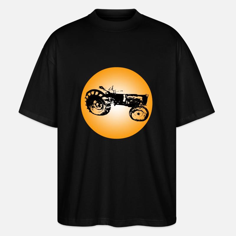 Traktor - Stanley/Stella Oversized Unisex Bio T-Shirt Blaster 2.0 - Schwarz