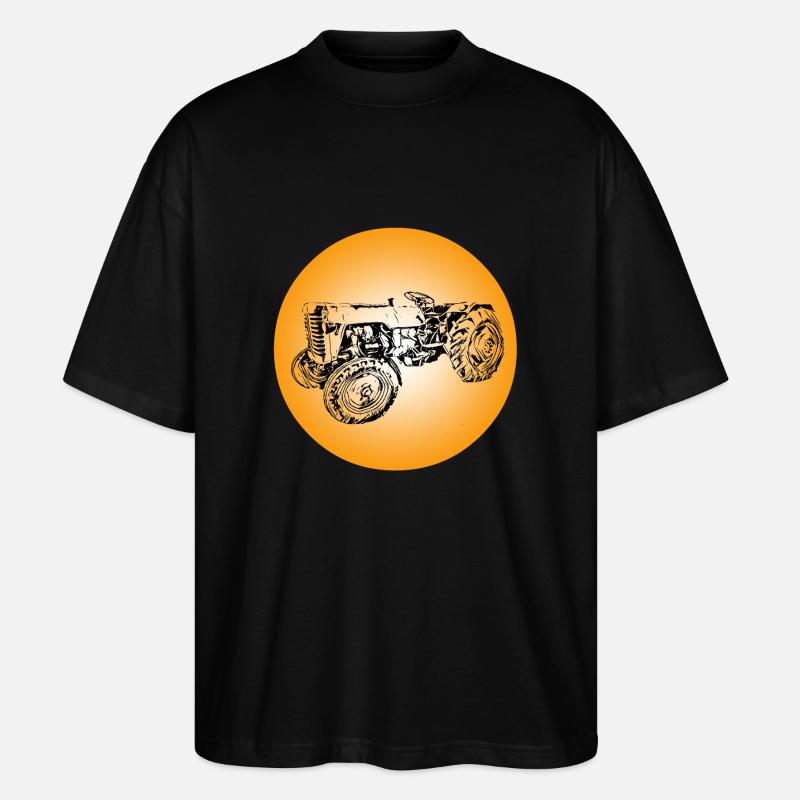 Traktor - Stanley/Stella Oversized Unisex Bio T-Shirt Blaster 2.0 - Schwarz
