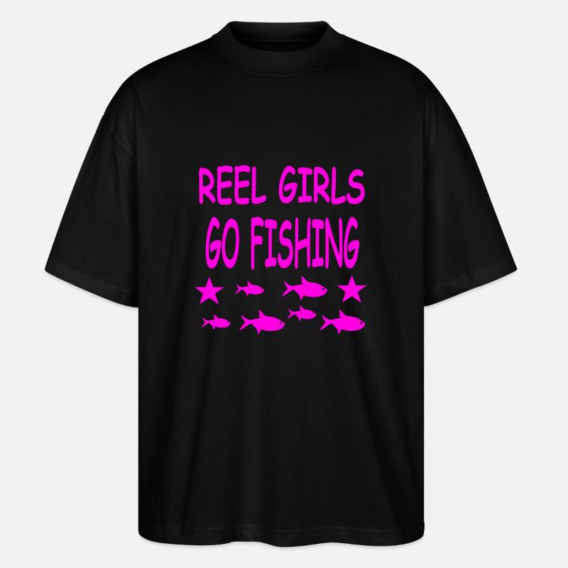 Angeln - Stanley/Stella Oversized Unisex Bio T-Shirt Blaster 2.0 - Schwarz
