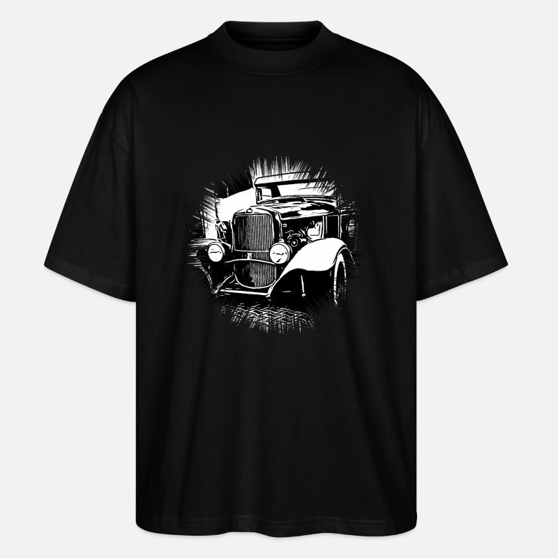 Auto - Stanley/Stella Oversized Unisex Bio T-Shirt Blaster 2.0 - Schwarz