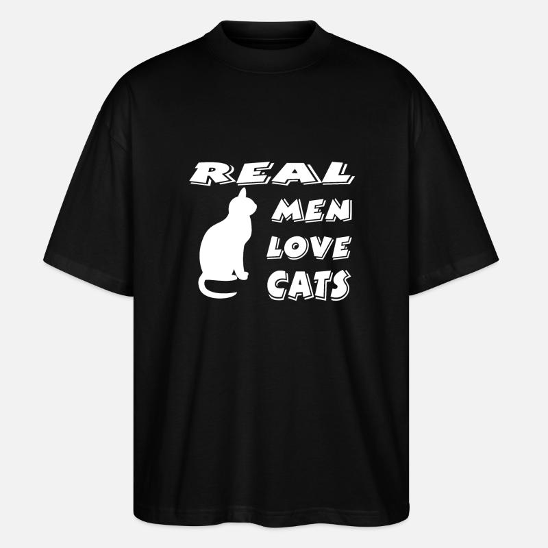 Katzen - Stanley/Stella Oversized Unisex Bio T-Shirt Blaster 2.0 - Schwarz