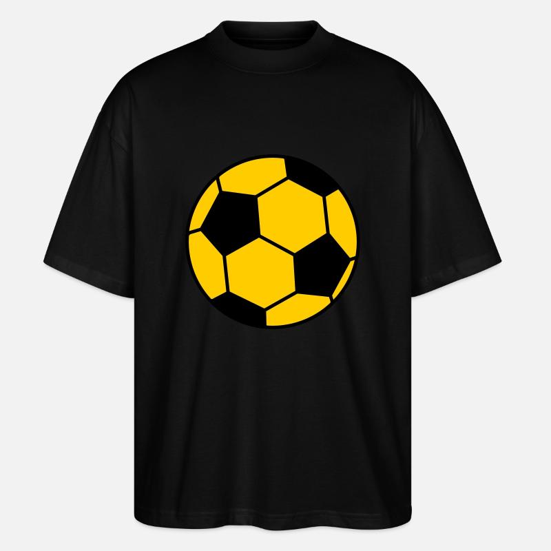 Fußball Ball - Stanley/Stella Oversized Unisex Bio T-Shirt Blaster 2.0 - Schwarz