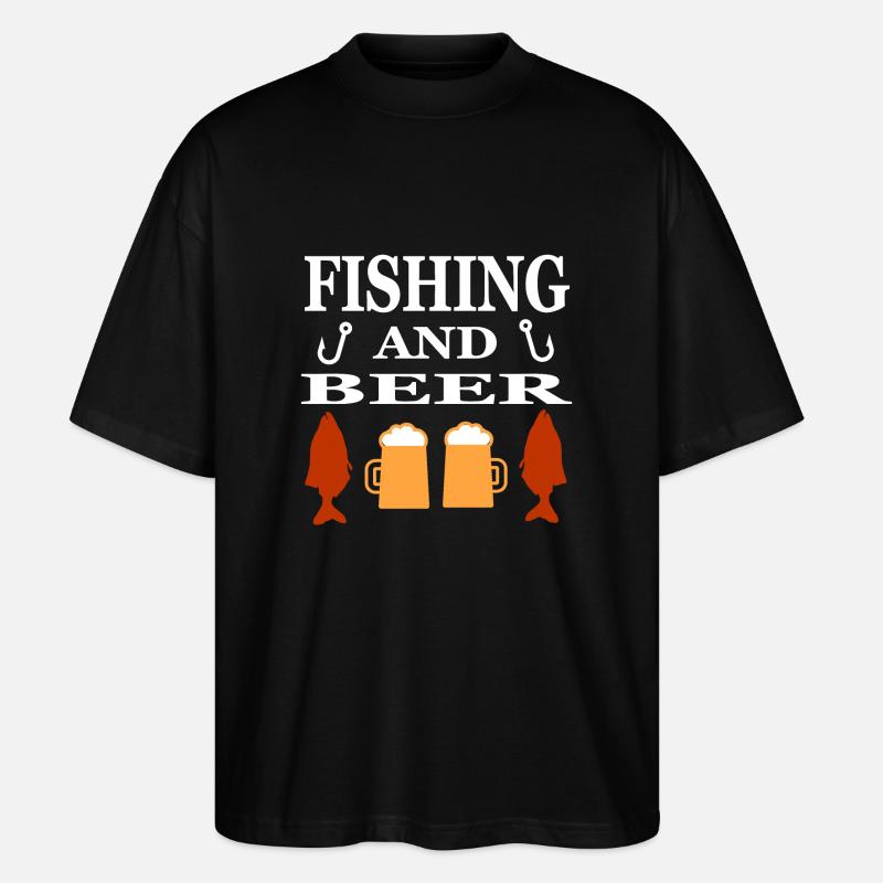 Angling - Stanley/Stella Oversized Unisex Organic T-shirt Blaster 2.0 - black