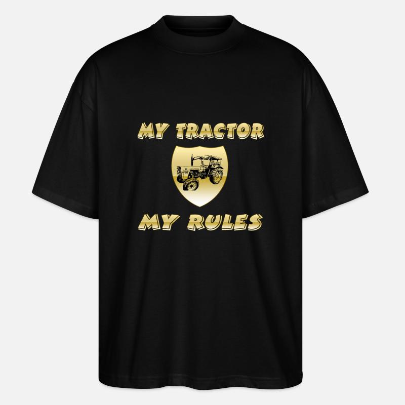 Traktor - Stanley/Stella Oversized Unisex Bio T-Shirt Blaster 2.0 - Schwarz