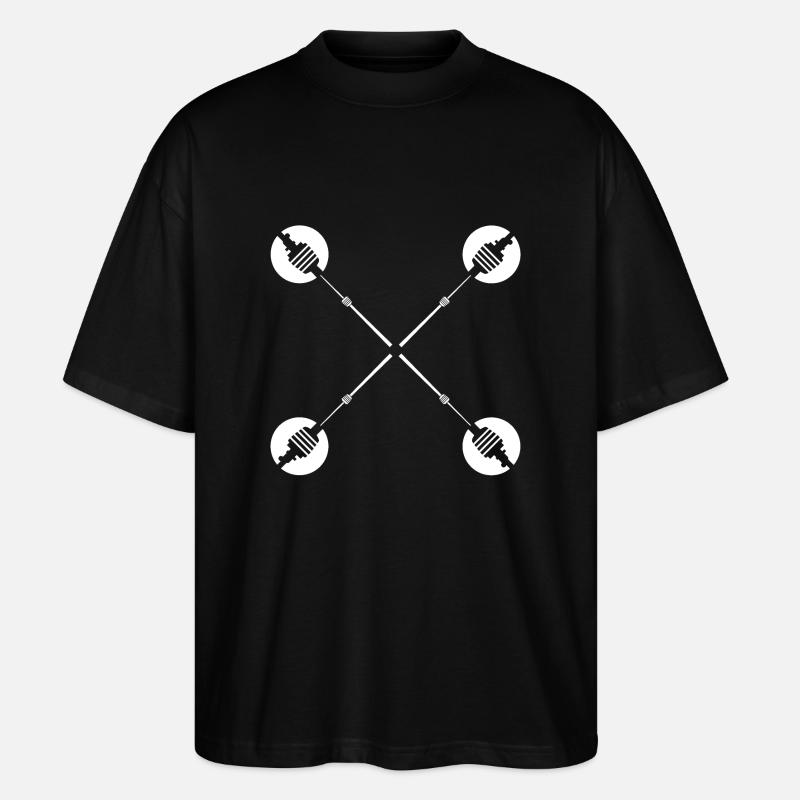 Fernsehturm#18 - Stanley/Stella Oversized Unisex Bio T-Shirt Blaster 2.0 - Schwarz