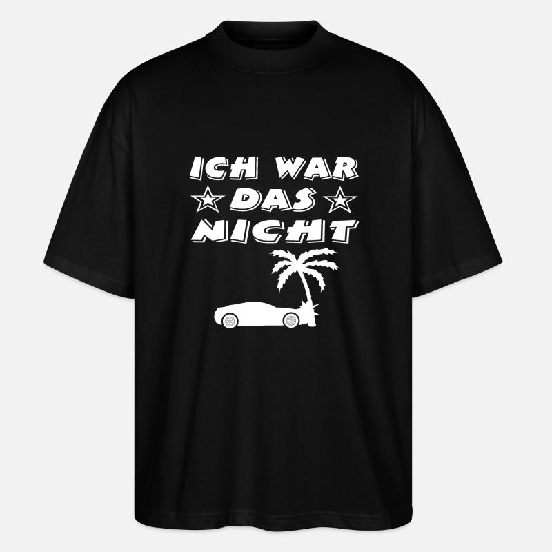 Auto - Stanley/Stella Oversized Unisex Bio T-Shirt Blaster 2.0 - Schwarz