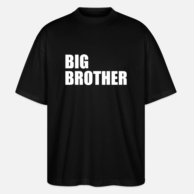 Big brother - Stanley/Stella Oversized Unisex Bio T-Shirt Blaster 2.0 - Schwarz