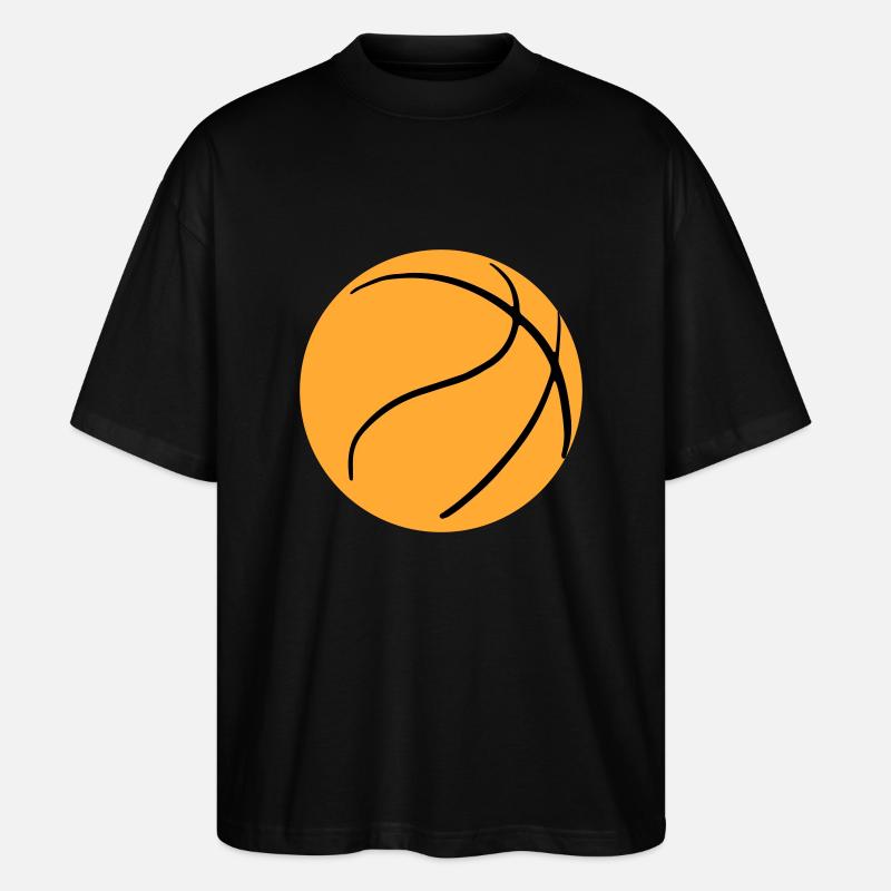 Basket-ball 22 - T-shirt bio Blaster 2.0 coupe oversize Stanley/Stella Unisexe - noir