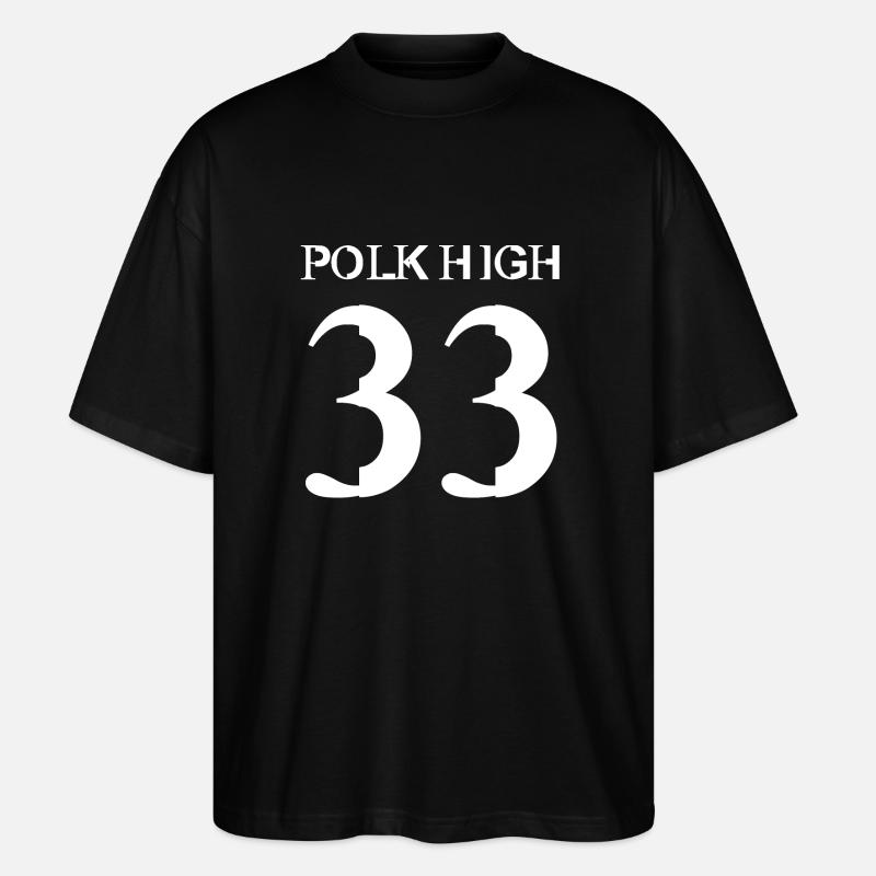 Polk High 33 - Stanley/Stella Oversized Unisex Bio T-Shirt Blaster 2.0 - Schwarz