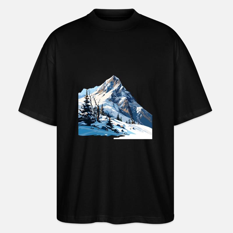 C’est enfin l’hiver - T-shirt bio Blaster 2.0 coupe oversize Stanley/Stella Unisexe - noir