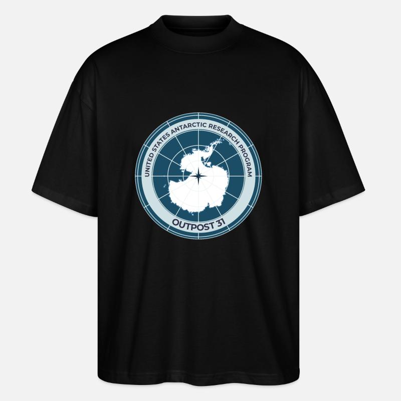avant-poste 31 - T-shirt bio Blaster 2.0 coupe oversize Stanley/Stella Unisexe - noir