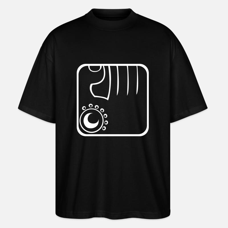 7 Kin Maya Main WHT - Stanley/Stella Oversized Unisex Organic T-shirt Blaster 2.0 - black