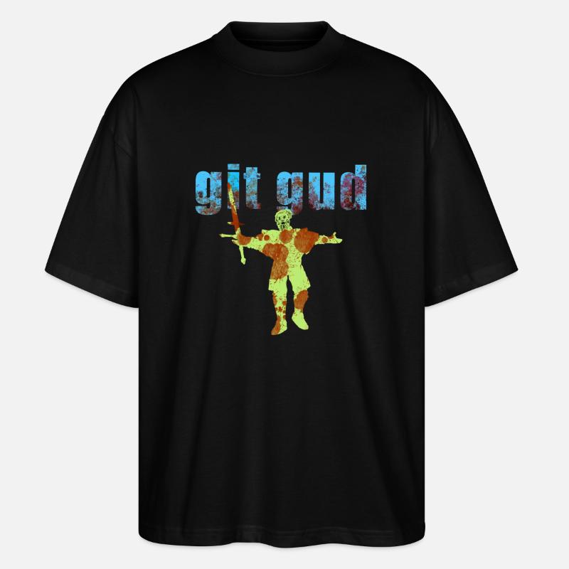 GitGud - Stanley/Stella Oversized Unisex Bio T-Shirt Blaster 2.0 - Schwarz