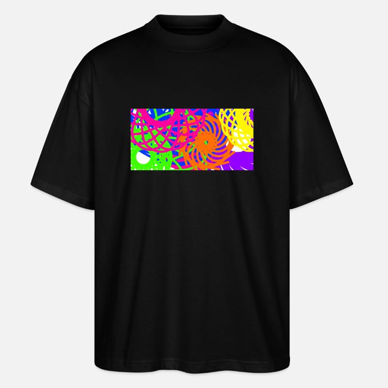 Muster - Stanley/Stella Oversized Unisex Bio T-Shirt Blaster 2.0 - Schwarz