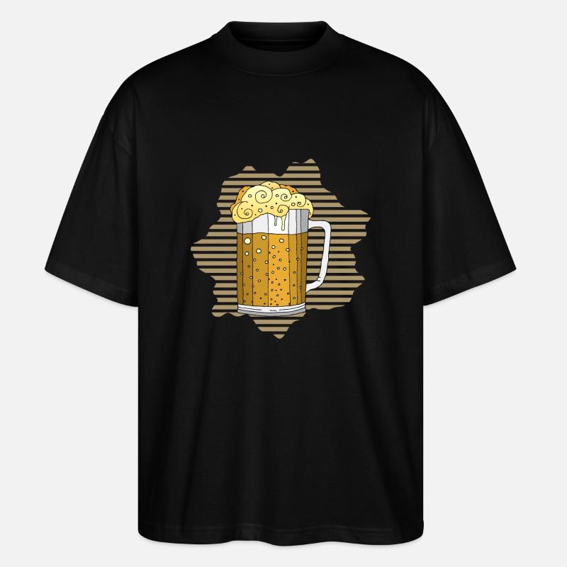 Becher - Stanley/Stella Oversized Unisex Bio T-Shirt Blaster 2.0 - Schwarz