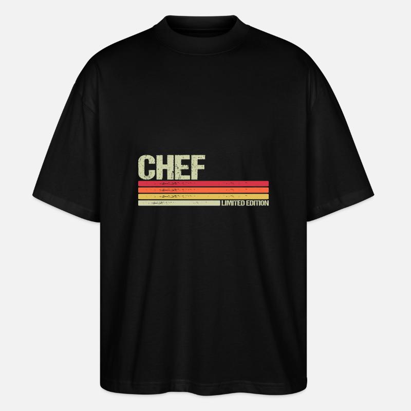 Chef Édition Limitée - T-shirt bio Blaster 2.0 coupe oversize Stanley/Stella Unisexe - noir