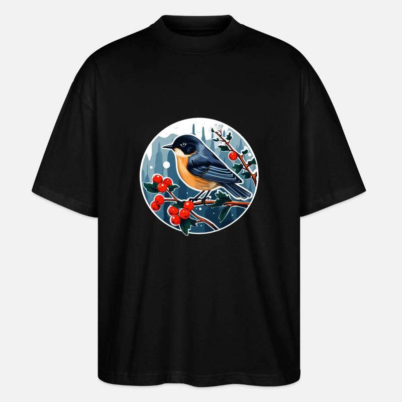 Stonechat - Stanley/Stella Oversized Unisex Organic T-shirt Blaster 2.0 - black
