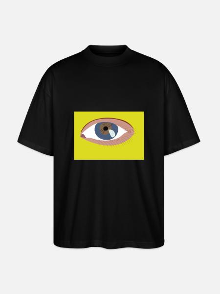 Eye - Stanley/Stella Oversized Unisex Organic T-shirt Blaster 2.0 - black