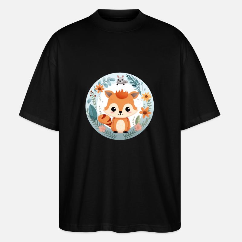Mr. Fuchs - Stanley/Stella Oversized Unisex Bio T-Shirt Blaster 2.0 - Schwarz