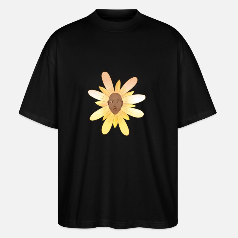 Mauerblümchen - Stanley/Stella Oversized Unisex Bio T-Shirt Blaster 2.0 - Schwarz
