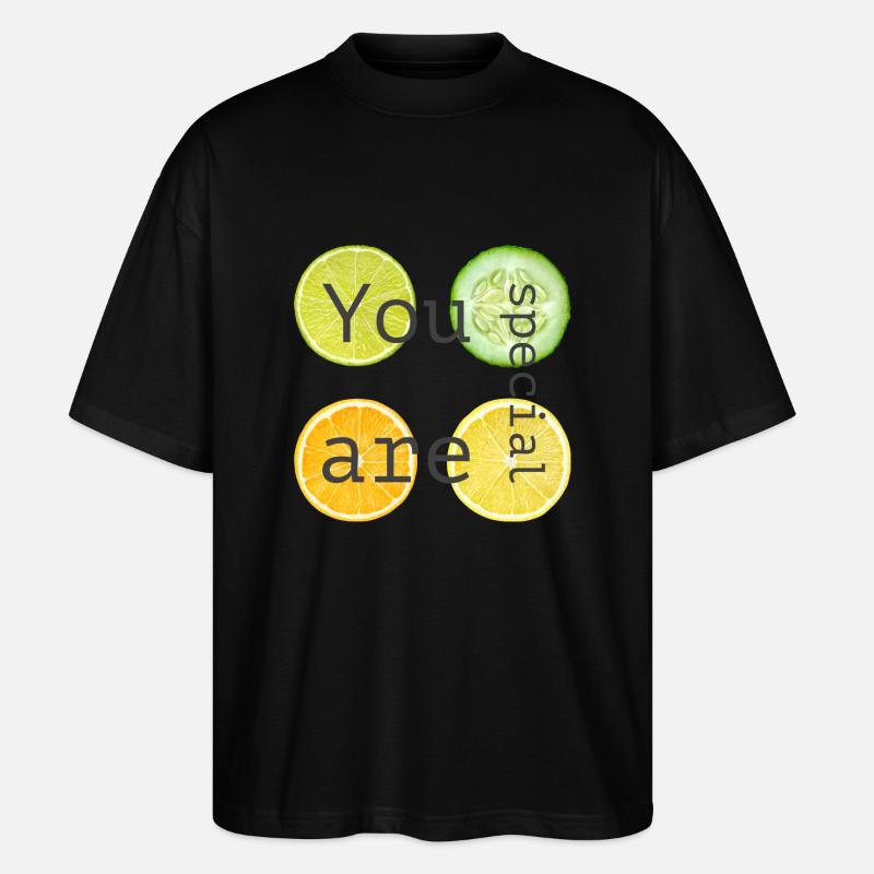 YOU ARE SPECIAL - Stanley/Stella Oversized Unisex Bio T-Shirt Blaster 2.0 - Schwarz