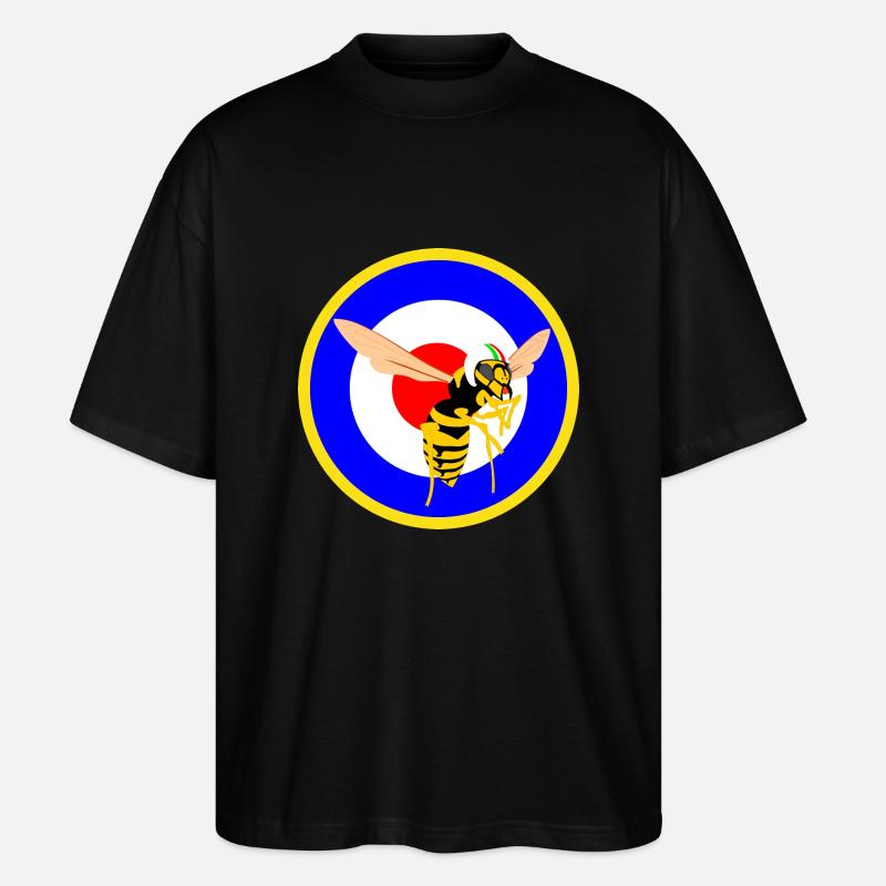 Trottinette Wasp Mod Target - T-shirt bio Blaster 2.0 coupe oversize Stanley/Stella Unisexe - noir