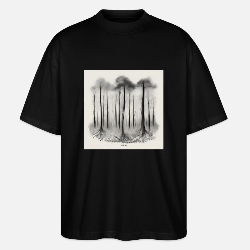 Forest - Stanley/Stella Oversized Unisex Bio T-Shirt Blaster 2.0 - Schwarz