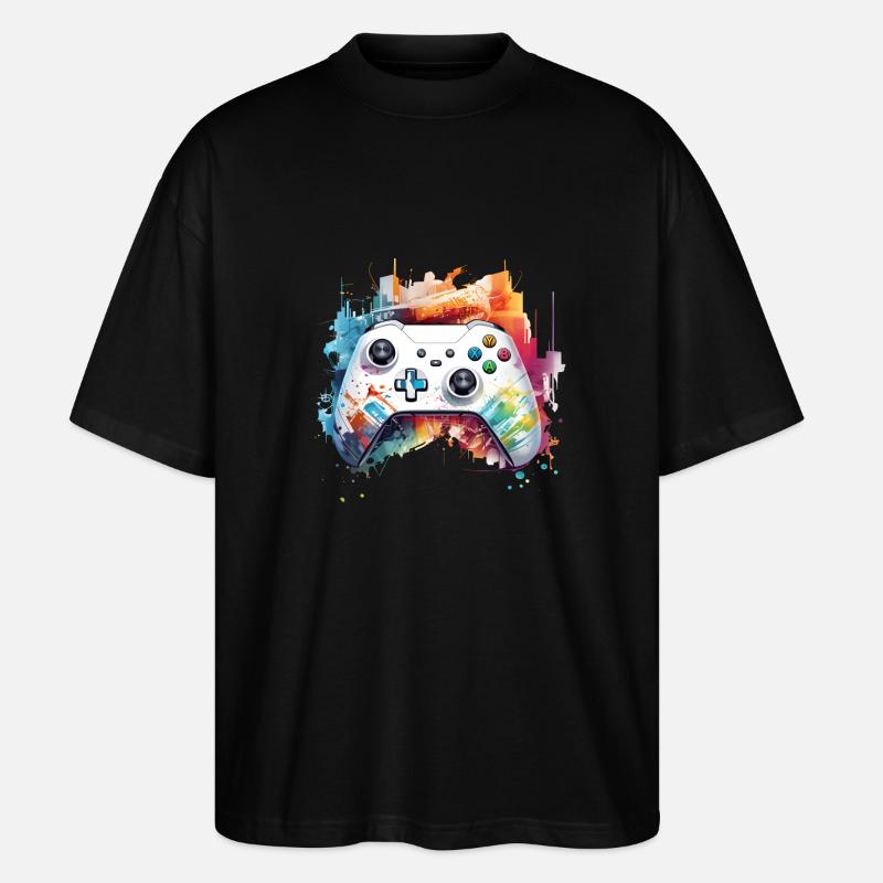 Master Controller - Unique Design! - Stanley/Stella Oversized Unisex Organic T-shirt Blaster 2.0 - black