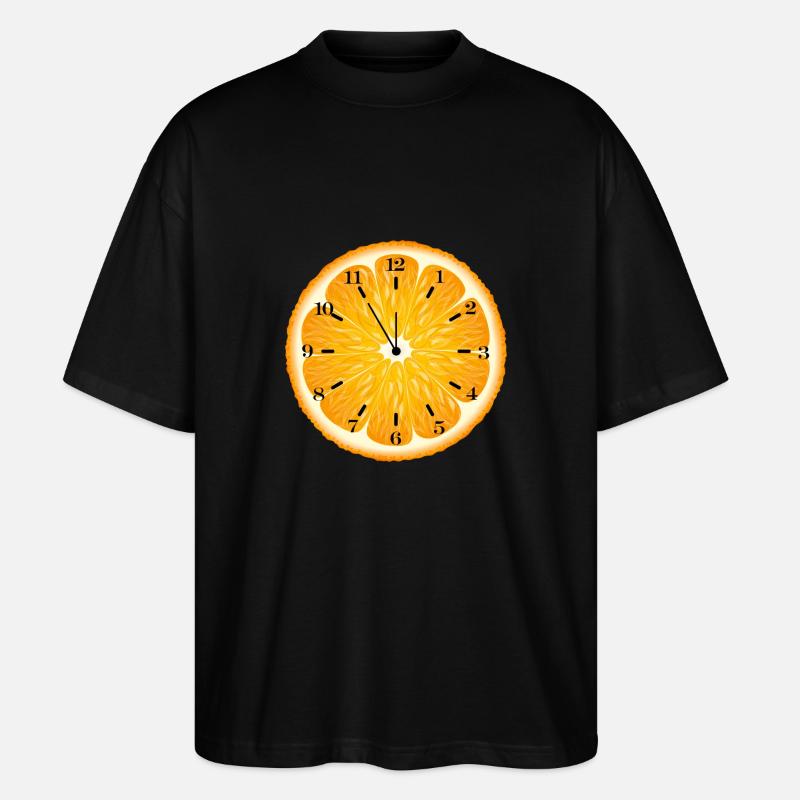 C’est l’heure de l’orange - T-shirt bio Blaster 2.0 coupe oversize Stanley/Stella Unisexe - noir