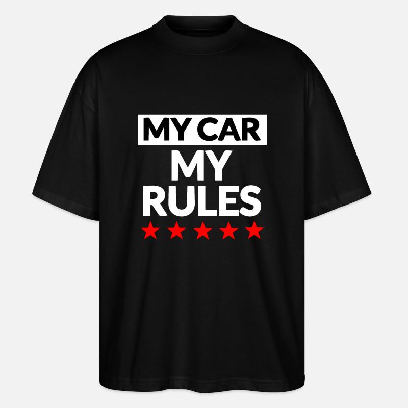 Auto - Stanley/Stella Oversized Unisex Bio T-Shirt Blaster 2.0 - Schwarz