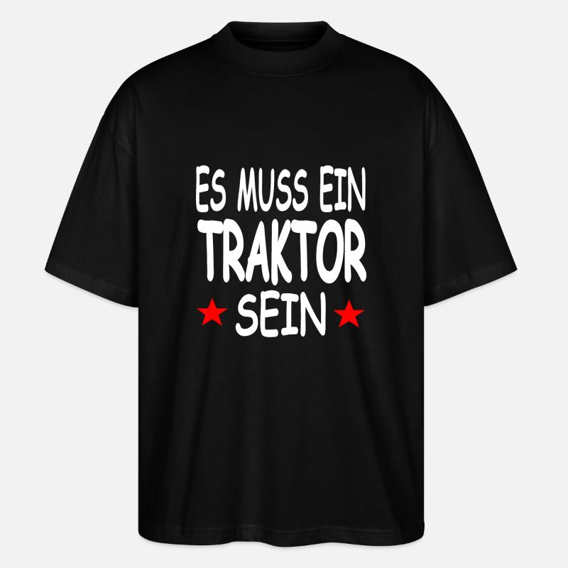 Tracteur - T-shirt bio Blaster 2.0 coupe oversize Stanley/Stella Unisexe - noir