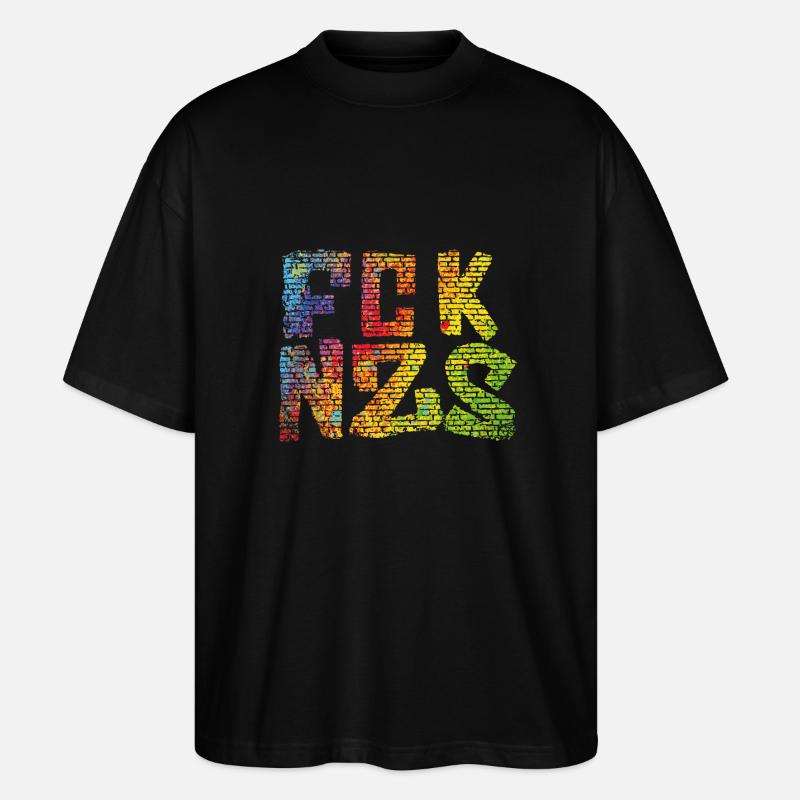 FCK NZS - T-shirt bio Blaster 2.0 coupe oversize Stanley/Stella Unisexe - noir
