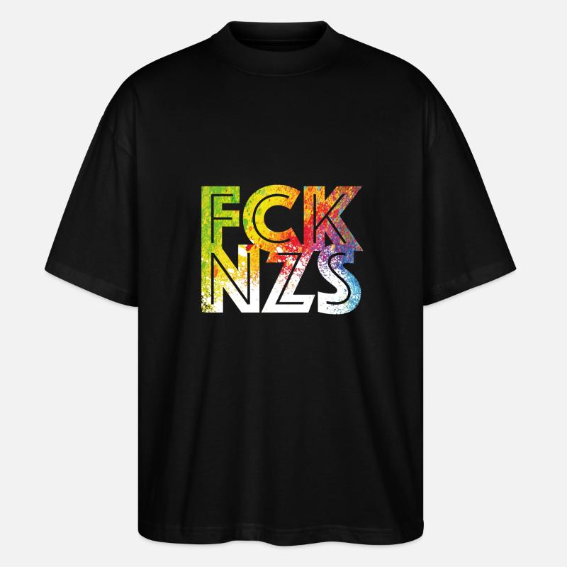 FCK NZS - T-shirt bio Blaster 2.0 coupe oversize Stanley/Stella Unisexe - noir