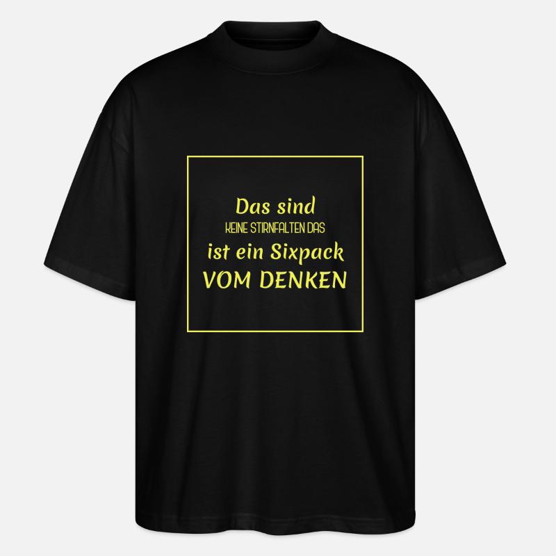 witzige sprüche - Stanley/Stella Oversized Unisex Bio T-Shirt Blaster 2.0 - Schwarz