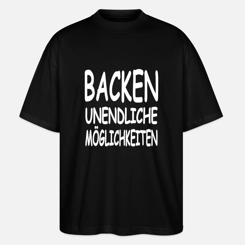 Cuire - T-shirt bio Blaster 2.0 coupe oversize Stanley/Stella Unisexe - noir