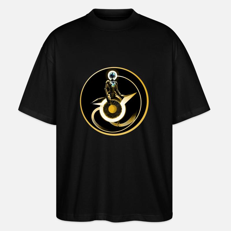 ROBOT TUNER - T-shirt bio Blaster 2.0 coupe oversize Stanley/Stella Unisexe - noir