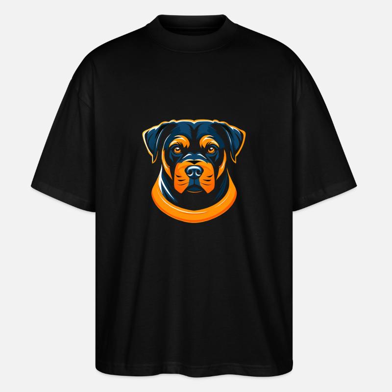 dog - Stanley/Stella Oversized Unisex Bio T-Shirt Blaster 2.0 - Schwarz