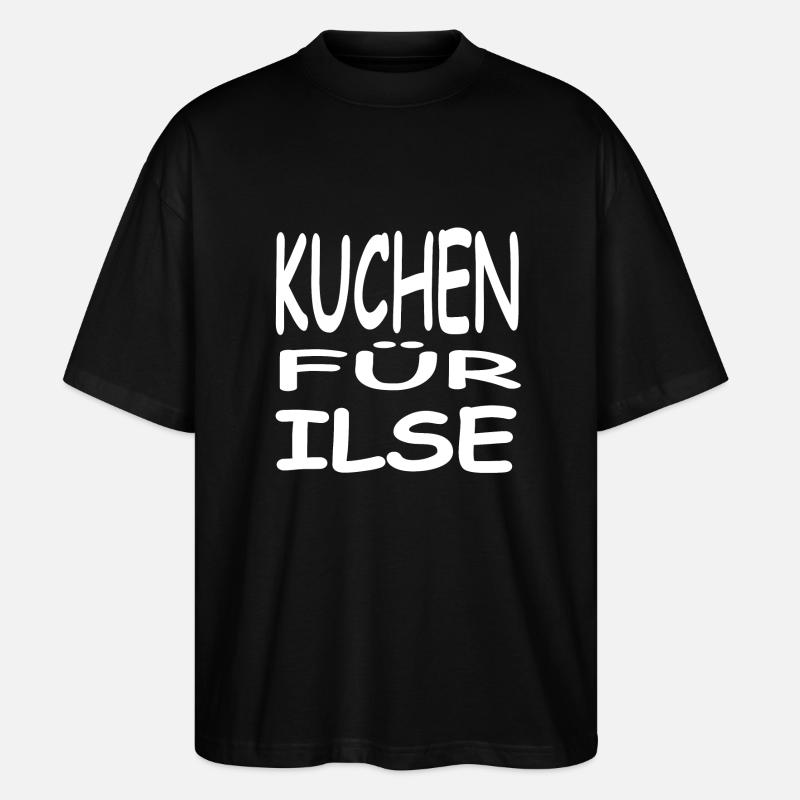 Kuchen - Stanley/Stella Oversized Unisex Bio T-Shirt Blaster 2.0 - Schwarz