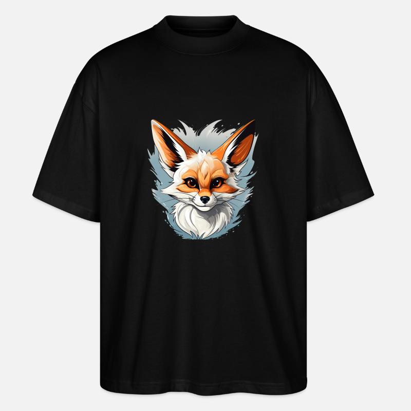 Fenne Logo Volpe Fox - T-shirt bio Blaster 2.0 coupe oversize Stanley/Stella Unisexe - noir