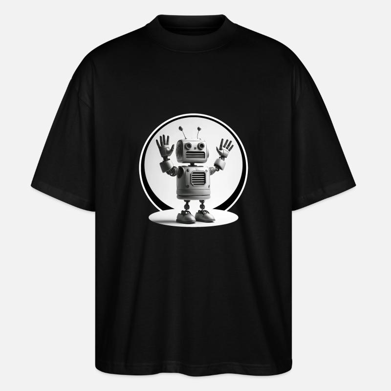 HAUT LES MAINS! - T-shirt bio Blaster 2.0 coupe oversize Stanley/Stella Unisexe - noir