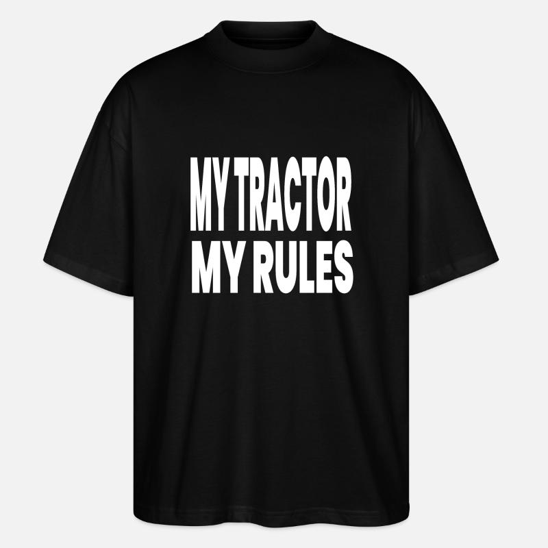 Traktor - Stanley/Stella Oversized Unisex Bio T-Shirt Blaster 2.0 - Schwarz