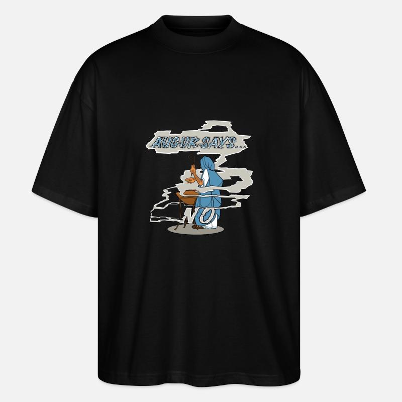 Augur Say's No - Stanley/Stella Oversized Unisex Bio T-Shirt Blaster 2.0 - Schwarz