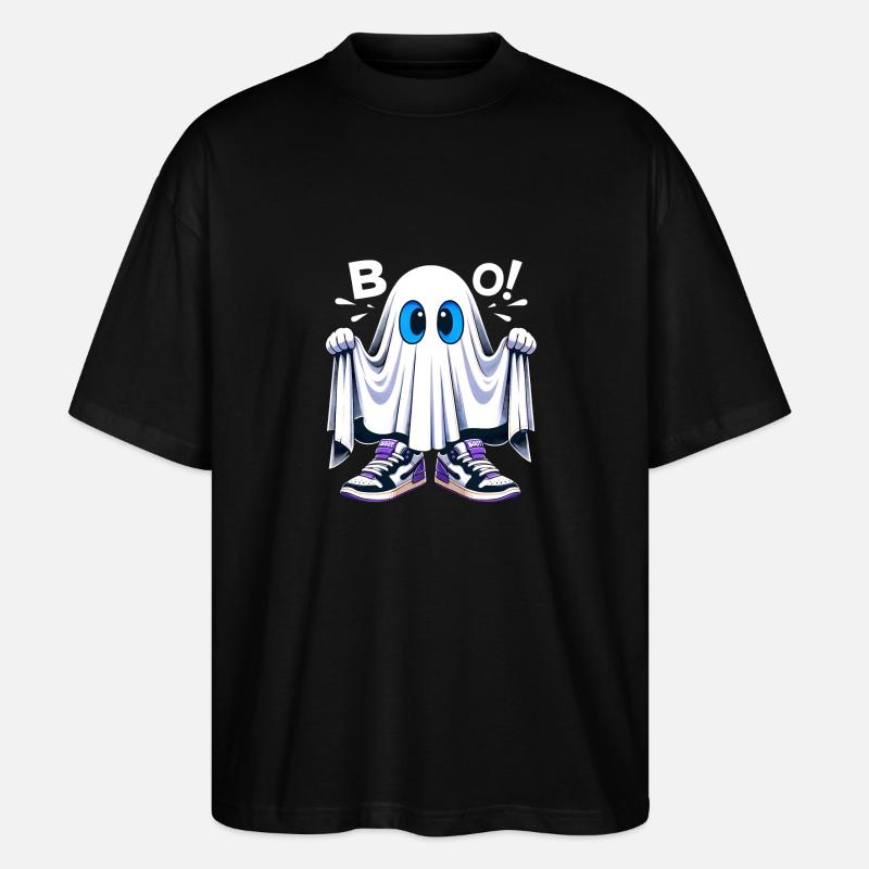 BUHRUF! - Kind im Halloween-Kostüm - Stanley/Stella Oversized Unisex Bio T-Shirt Blaster 2.0 - Schwarz