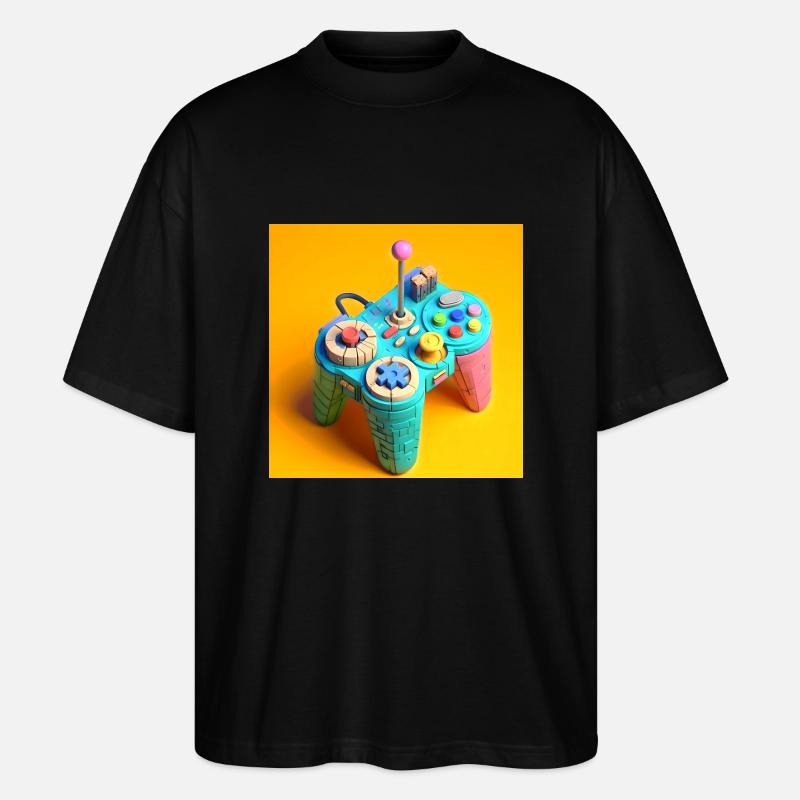 Joystick 11 - Stanley/Stella Oversized Unisex Bio T-Shirt Blaster 2.0 - Schwarz