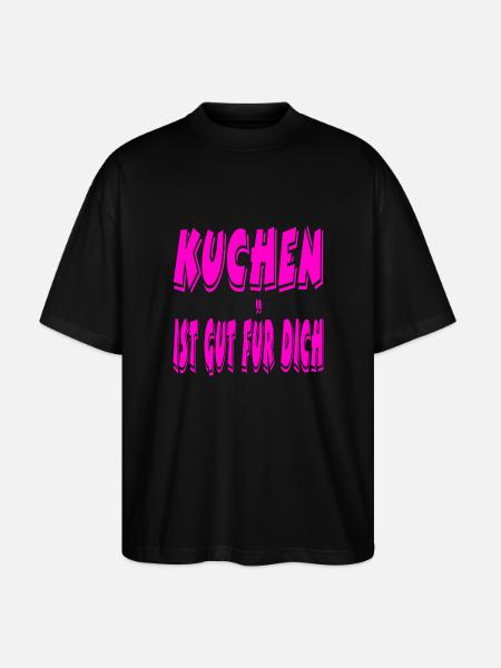Kuchen - Stanley/Stella Oversized Unisex Bio T-Shirt Blaster 2.0 - Schwarz