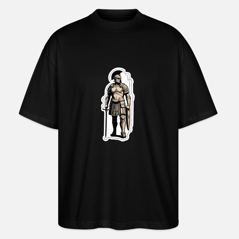 Römischer Centurio-Offizier - Stanley/Stella Oversized Unisex Bio T-Shirt Blaster 2.0 - Schwarz