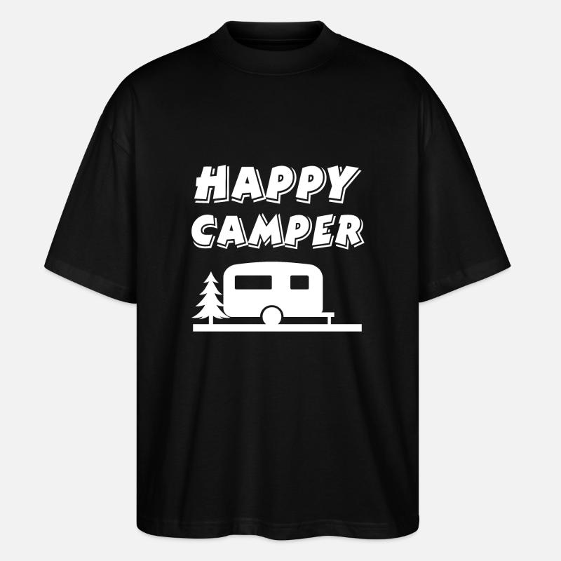 Camper - Stanley/Stella Oversized Unisex Bio T-Shirt Blaster 2.0 - Schwarz