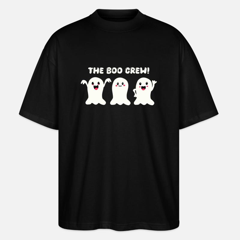 ghost boo crew - Stanley/Stella Oversized Unisex Bio T-Shirt Blaster 2.0 - Schwarz