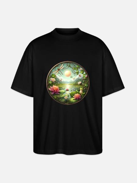 Lac des rêves - T-shirt bio Blaster 2.0 coupe oversize Stanley/Stella Unisexe - noir
